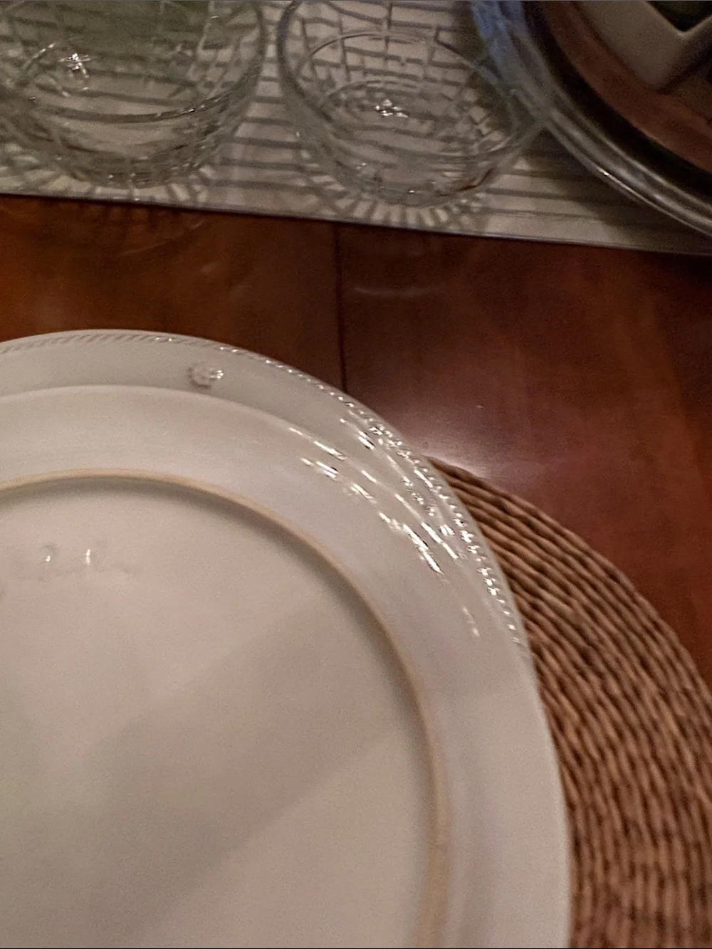 Juliska Berry & Thread dinner plates-set of 2